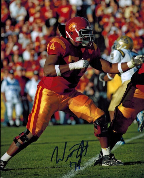 Winston Justice Signed USC Trojans 8x10-Powers Sports Memorabilia
