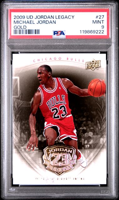 Michael Jordan 2009 Upper Deck Legacy Gold Card #27 PSA 9-Powers Sports Memorabilia
