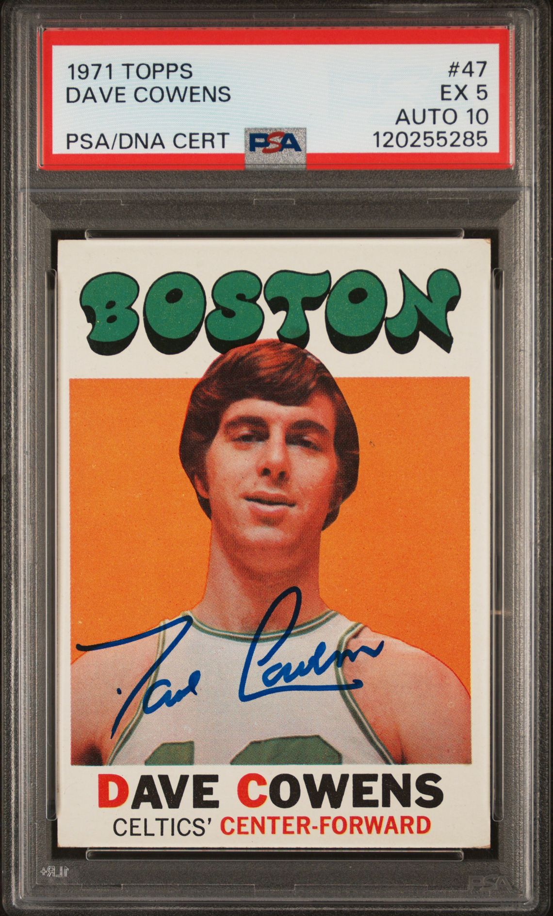 Dave CowensAutographed Sports Memorabilia Basketball Collectibles