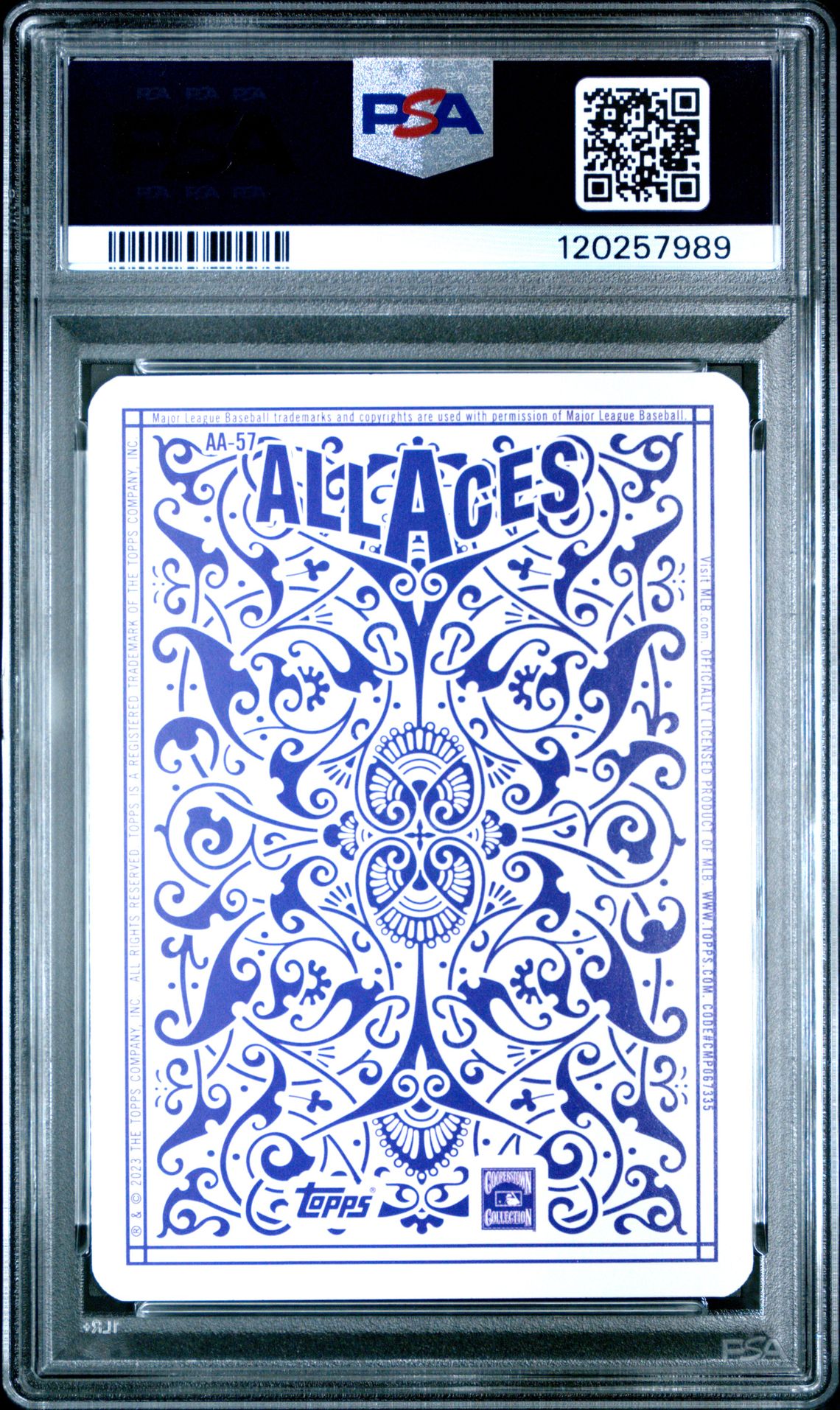 Catfish Hunter 2023 Topps All Aces Baseball Card #AA57 Graded PSA 9 Cert # 120257989-Powers Sports Memorabilia