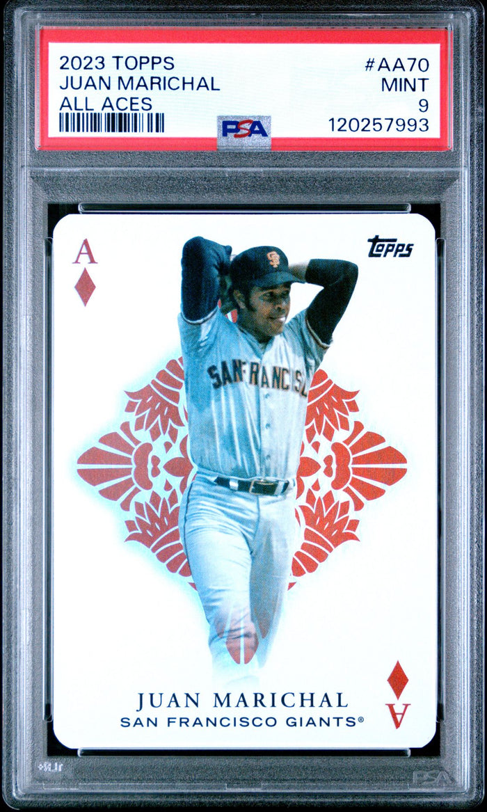 Juan Marichal 2023 Topps All Aces Baseball Card #AA70 Graded PSA 9 Cert # 120257993-Powers Sports Memorabilia
