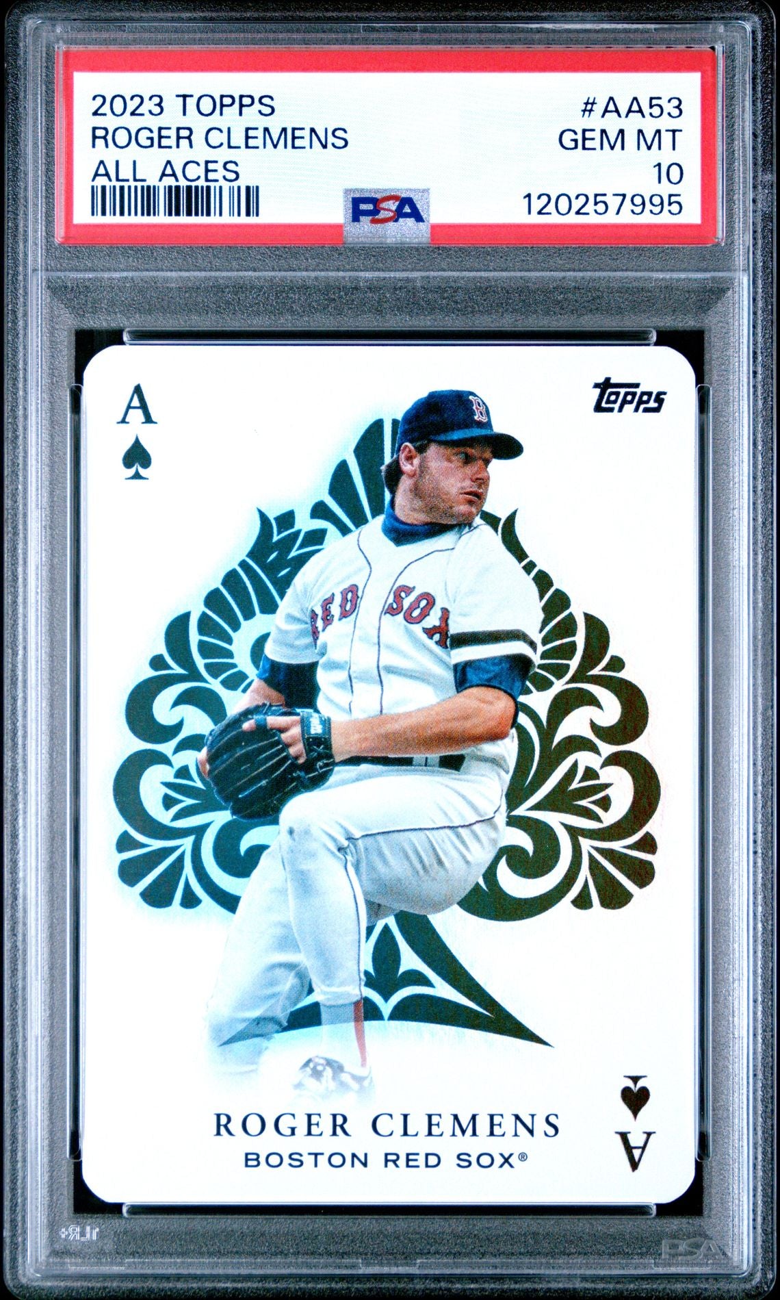 Roger Clemens 2023 Topps All Aces Baseball Card #AA53 Graded PSA 10 Cert # 120257995-Powers Sports Memorabilia