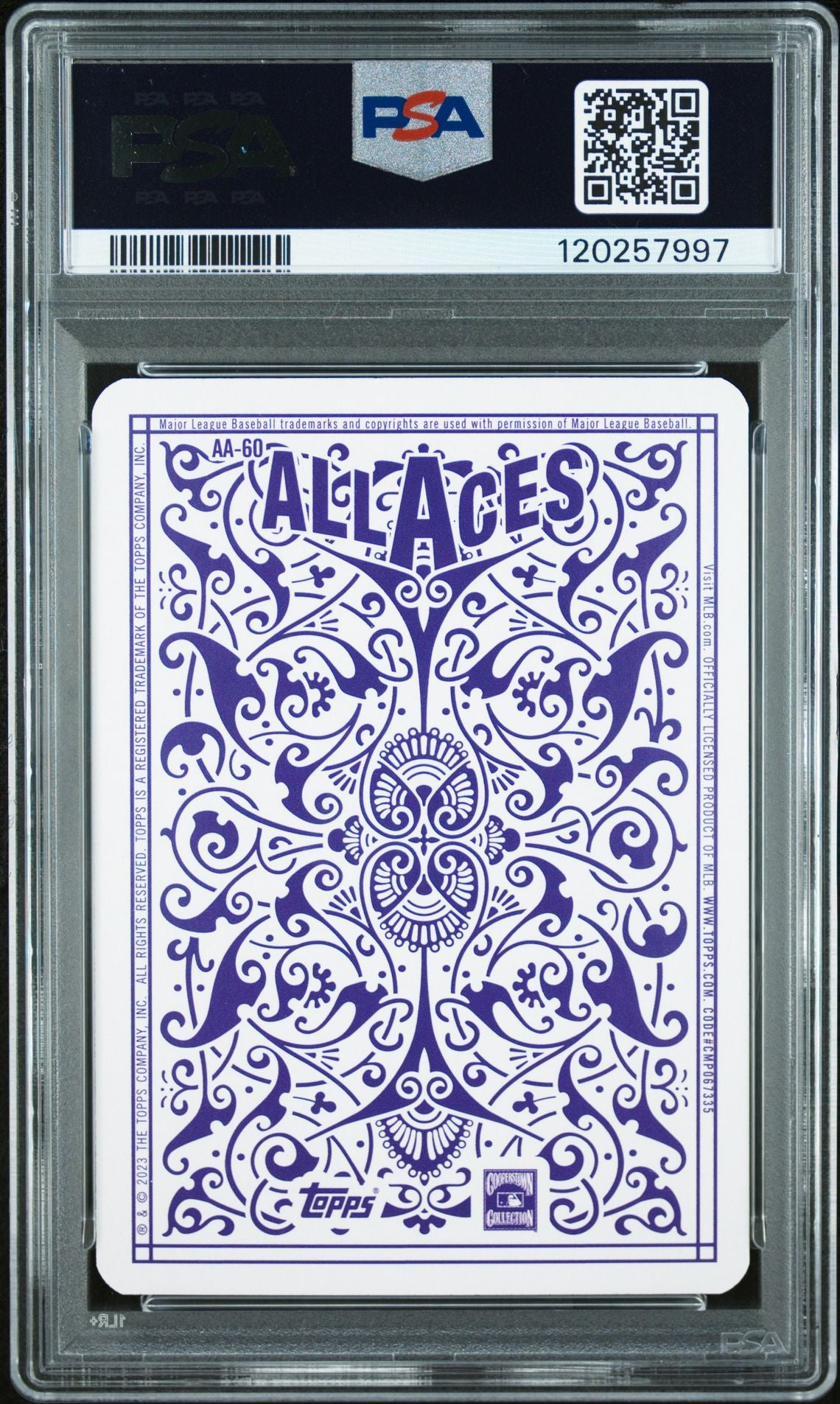 Don Drysdale 2023 Topps All Aces Baseball Card #AA60 Graded PSA 9 Cert # 120257997-Powers Sports Memorabilia