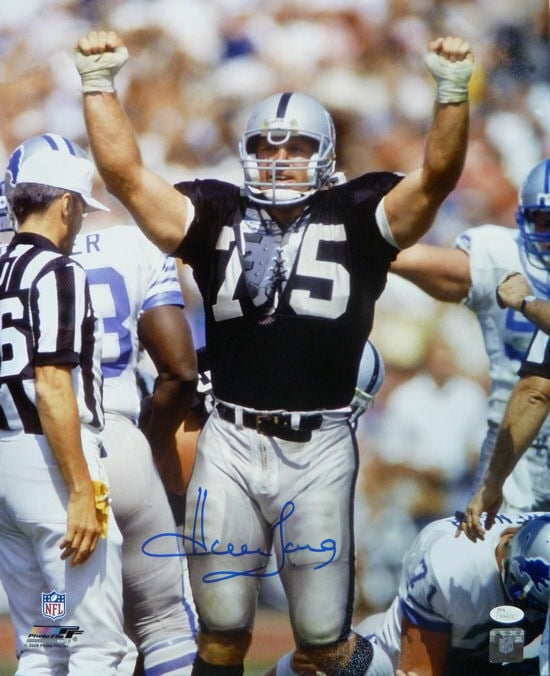 Howie Long Signed Oakland Raiders 16x20 Photo – JSA Authenticated-Powers Sports Memorabilia