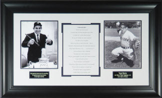 Yogi Berra New York Yankees Vintage 2 Photograph YOGI-ISMS 34X21 Custom Framing-Powers Sports Memorabilia