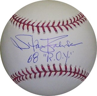 Stan Bahnsen Autographed Official Major League Baseball 68 ROY (Yankees/White Sox)-Powers Sports Memorabilia