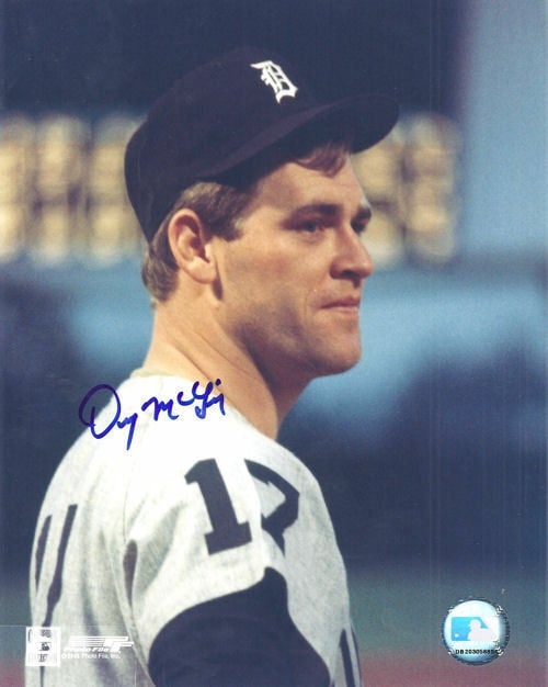 Denny McLain Signed Detroit Tigers 8x10 Photo (Portrait)-Powers Sports Memorabilia