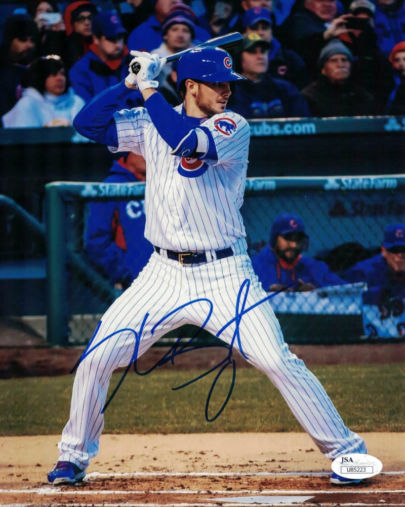 Kris Bryant Chicago Cubs Signed 8x10 Photo - JSA JSA-Powers Sports Memorabilia