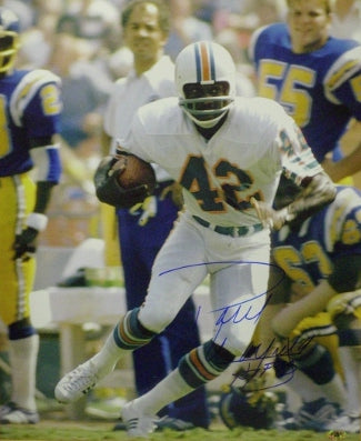 Paul Warfield Autographed Miami Dolphins 16X20 Photo HOF 83-Powers Sports Memorabilia