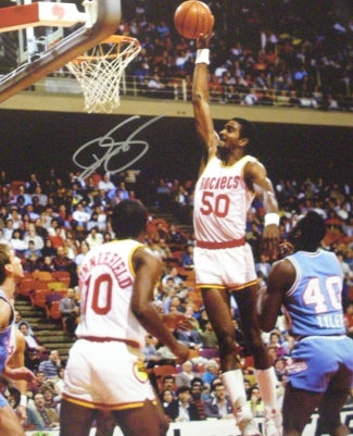 Ralph Sampson Autographed Houston Rockets 16x20 Photo-Powers Sports Memorabilia