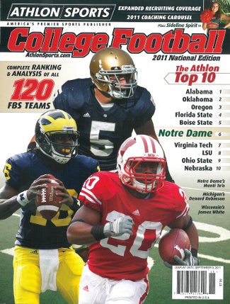 Manti Te'o unsigned Notre Dame Fighting Irish 2011 College Football National Preview Magazine-Powers Sports Memorabilia