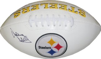 Donnie Shell Autographed Pittsburgh Steelers Logo Football-Powers Sports Memorabilia