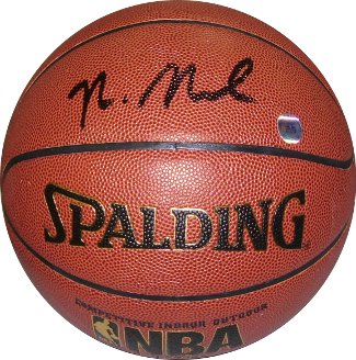 Nerlens Noel Autographed Spalding NBA I/O Basketball (Kentucky Wildcats/Oklahoma Thunder)-Powers Sports Memorabilia