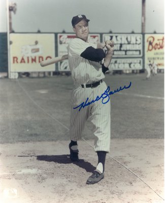 Hank Bauer Autographed New York Yankees Color 8x10 Photo (deceased)-Powers Sports Memorabilia