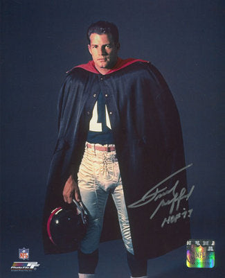 Frank Gifford Autographed New York Giants NFL Licensed 16X20 Photo HOF 77 (in cape)- MAB HOLOGRAM-Powers Sports Memorabilia
