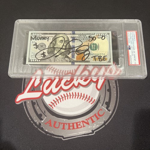 Floyd Mayweather Jr Signed $100 Bill US Currency x4 Inscriptions PSA 10 Auto J-Powers Sports Memorabilia