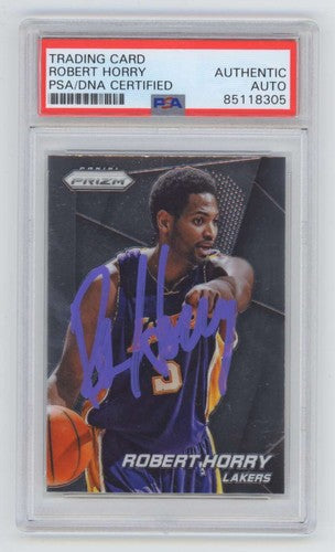 Robert Horry 2014-15 Panini Prizm #169 Signed Auto PSA DNA Authentic LA Lakers-Powers Sports Memorabilia