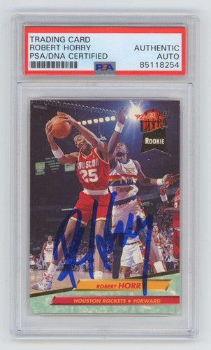 Robert Horry 1992-93 Fleer Ultra #271 RC Signed Auto PSA DNA Authentic Rockets-Powers Sports Memorabilia