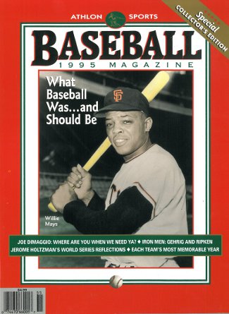 Willie Mays unsigned San Francisco Giants 1995 MLB Baseball Special Collector's Edition Magazine-Powers Sports Memorabilia