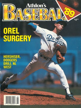 Orel Hershiser unsigned Los Angeles Dodgers 1989 MLB Baseball Preview Magazine-Powers Sports Memorabilia