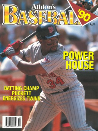 Kirby Puckett unsigned Minnesota Twins 1990 MLB Baseball Preview Magazine-Powers Sports Memorabilia