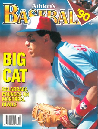 Andres Galarraga unsigned Montreal Expos 1990 MLB Baseball Preview Magazine-Powers Sports Memorabilia