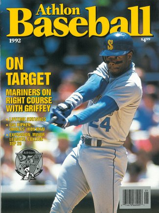 Ken Griffey, Jr. unsigned Seattle Mariners 1992 MLB Baseball Preview Magazine-Powers Sports Memorabilia