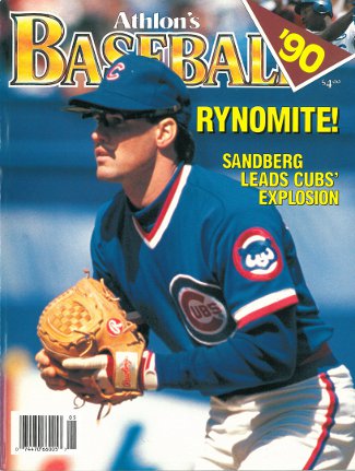 Ryne Sandberg unsigned Chicago Cubs 1990 MLB Baseball Preview Magazine-Powers Sports Memorabilia