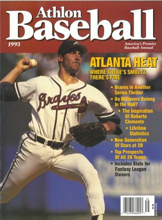 John Smoltz unsigned Atlanta Braves 1993 MLB Baseball Preview Magazine-Powers Sports Memorabilia