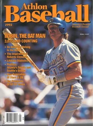 Robin Yount unsigned Milwaukee Brewers 1993 MLB Baseball Preview Magazine-Powers Sports Memorabilia