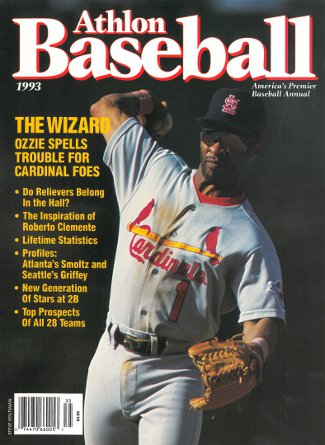 Ozzie Smith unsigned St. Louis Cardinals 1993 MLB Baseball Preview Magazine-Powers Sports Memorabilia