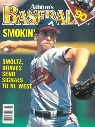 John Smoltz unsigned Atlanta Braves 1990 MLB Baseball Preview Magazine-Powers Sports Memorabilia