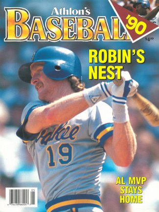 Robin Yount unsigned Milwaukee Brewers 1990 MLB Baseball Preview Magazine-Powers Sports Memorabilia