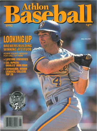 Paul Molitor unsigned Milwaukee Brewers 1992 MLB Baseball Preview Magazine-Powers Sports Memorabilia