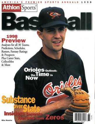 Mike Mussina unsigned Baltimore Orioles 1998 MLB Baseball Preview Magazine-Powers Sports Memorabilia