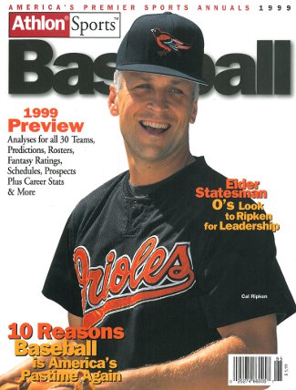 Cal Ripken, Jr. unsigned Baltimore Orioles 1999 MLB Baseball Preview Magazine-Powers Sports Memorabilia