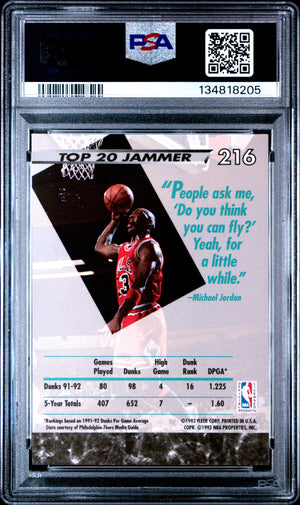 Michael Jordan 1992 Fleer Ultra Basketball Card #216 Graded PSA 9 Cert #134818205-Powers Sports Memorabilia