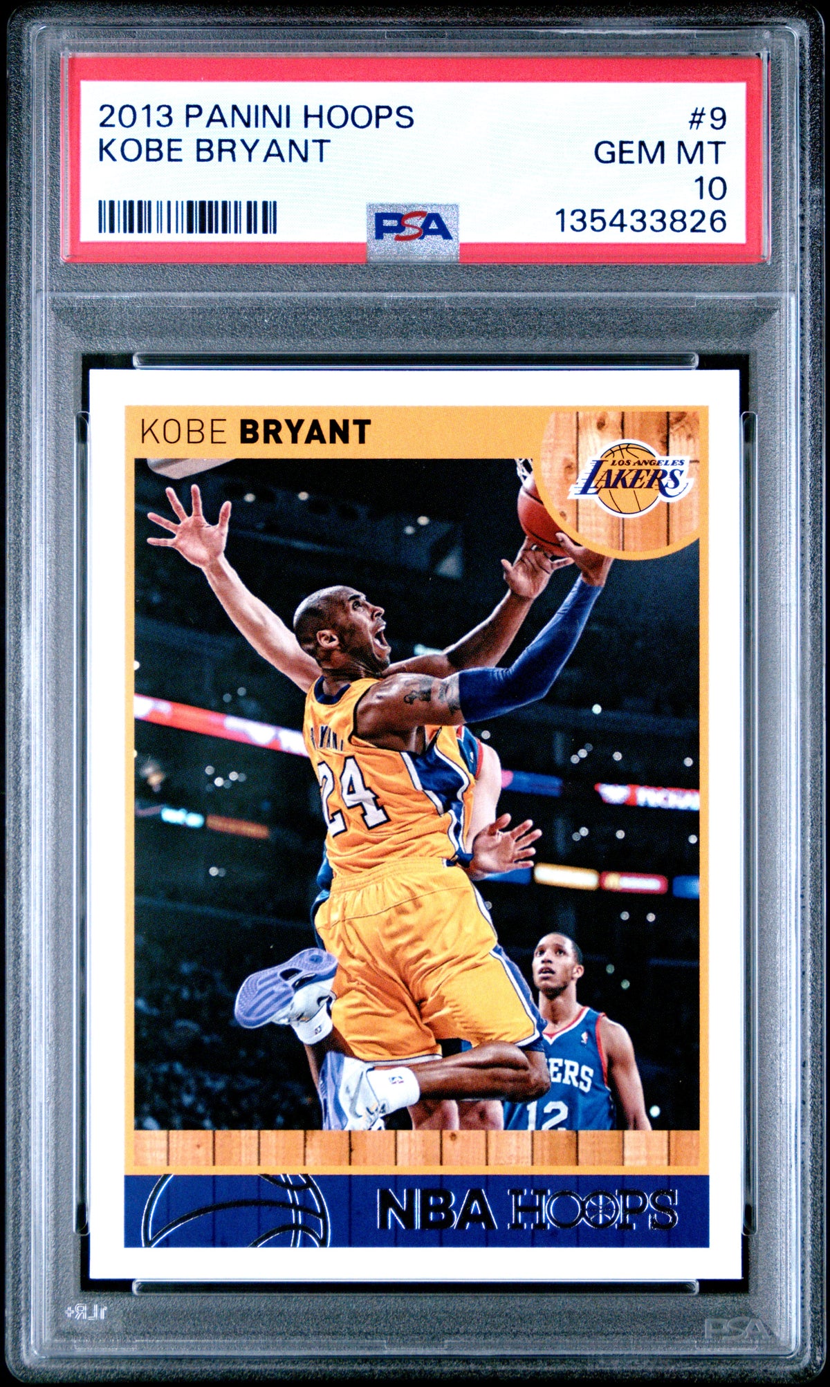 Kobe Bryant 2013 Panini Hoops Basketball Card #9 Graded PSA 10 Cert #135433826-Powers Sports Memorabilia