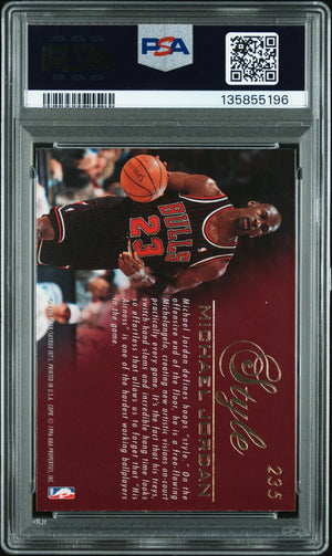 Michael Jordan 1995 Flair Chicago Bulls Card #235 PSA 7