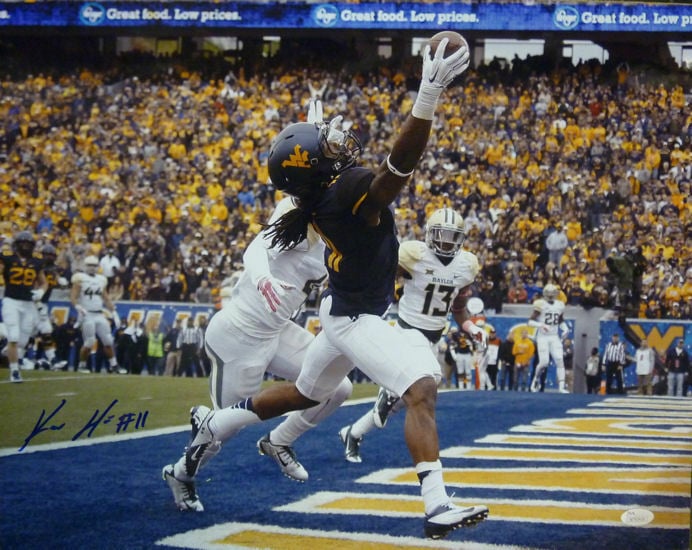 Kevin White West Virginia Mountaineers Signed 16x20 photo (vs Baylor) JSA-Powers Sports Memorabilia