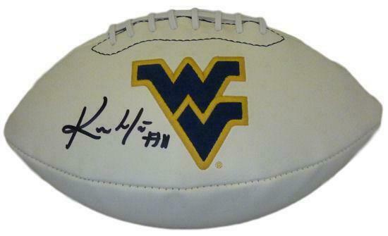 Kevin White Signed West Virginia Mountaineers Logo Football – JSA Authenticated-Powers Sports Memorabilia