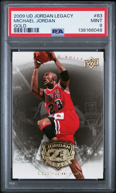 Michael Jordan 2009 Upper Deck Legacy Gold Card #83 PSA 9-Powers Sports Memorabilia
