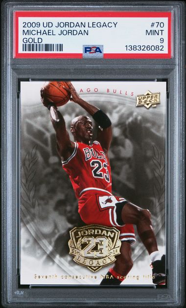 Michael Jordan 2009 Upper Deck Legacy Gold Card #70 PSA 9-Powers Sports Memorabilia