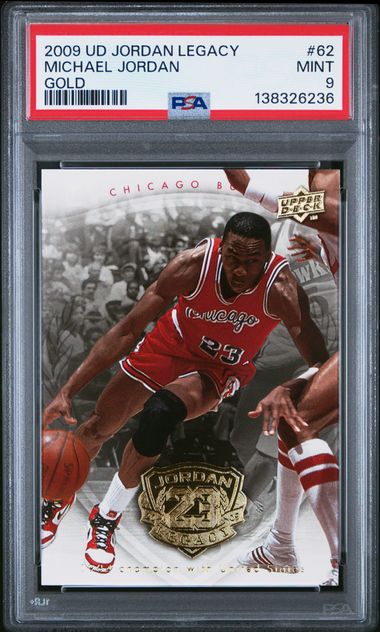 Michael Jordan 2009 Upper Deck Legacy Gold Card #62 PSA 9-Powers Sports Memorabilia