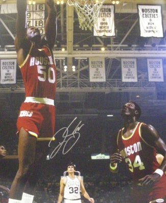 Ralph Sampson Autographed Houston Rockets 16x20 Photo -Leaf Authentics Hologram-Powers Sports Memorabilia