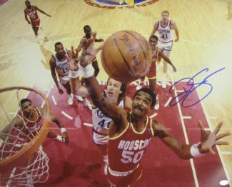 Ralph Sampson Autographed Houston Rockets 16x20 Photo- Leaf Authentics Hologram-Powers Sports Memorabilia