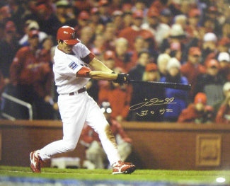 So Taguchi Autographed St. Louis Cardinals 16x20 Photo Batting (2006 World Series Champs)English/Japanese-Powers Sports Memorabilia