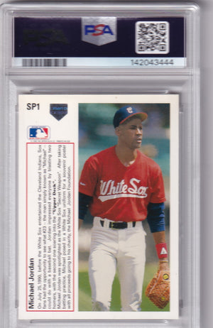 Michael Jordan 1991 Upper Deck Baseball Card #SP1 PSA 6