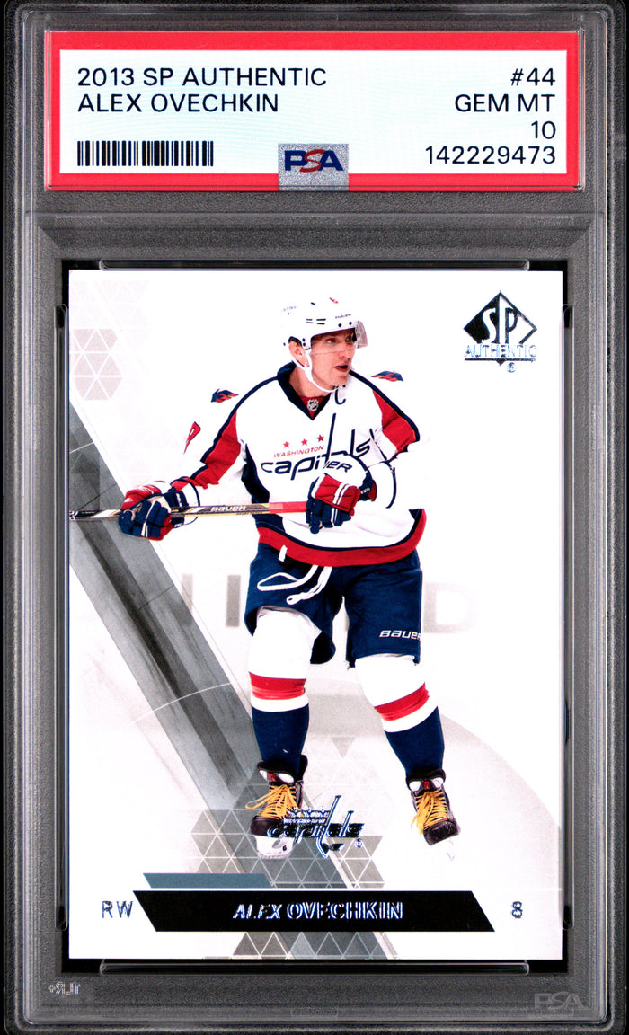 Alex Ovechkin 2013 SP Authentic Capitals Card #44 PSA 10-Powers Sports Memorabilia