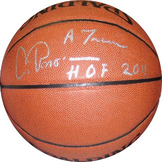 Artis Gilmore Autographed Indoor/Outdoor Basketball HOF 2011 & A Train (Kentucky Colonels/Spurs/Bulls)-Powers Sports Memorabilia